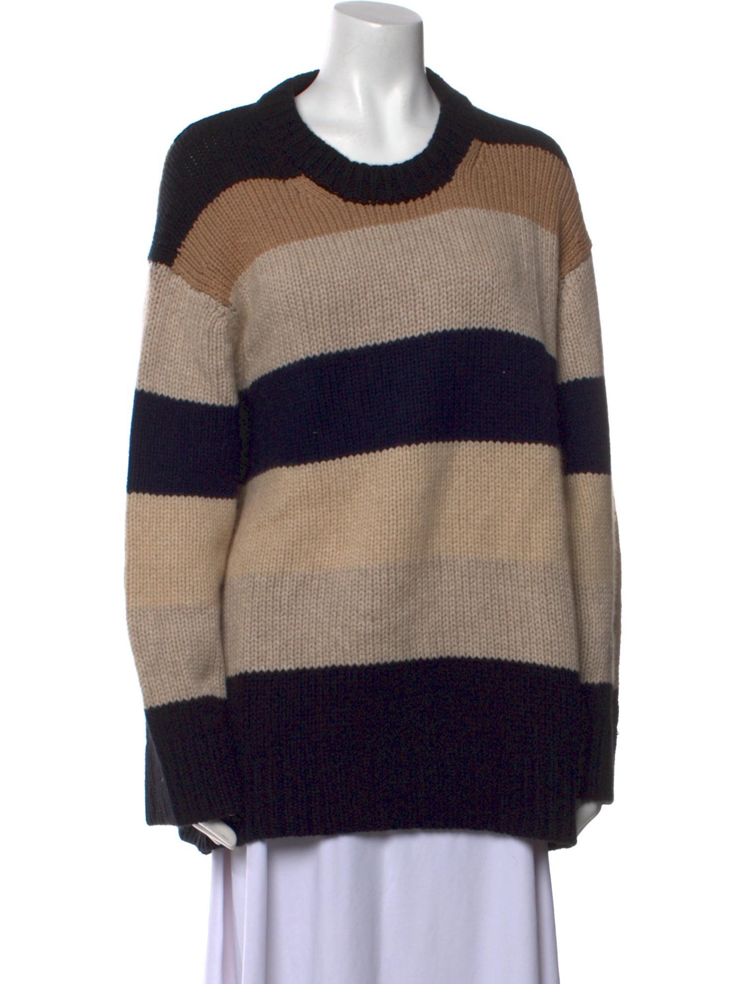 Khaite Cashmere Striped Sweater