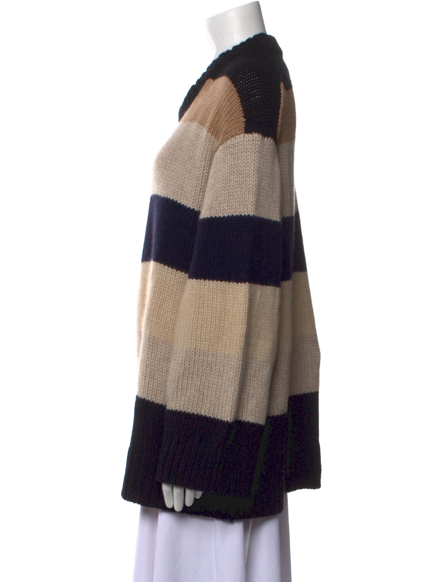 Khaite Cashmere Striped Sweater