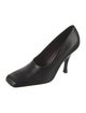 Khaite Leather Leather Trim Embellishment Pumps