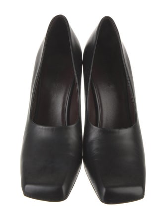 Khaite Leather Leather Trim Embellishment Pumps