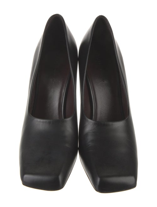 Khaite Leather Leather Trim Embellishment Pumps