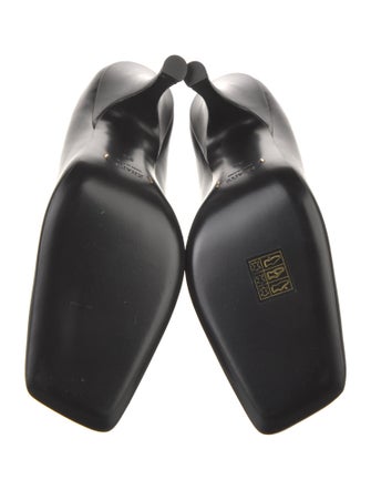 Khaite Leather Leather Trim Embellishment Pumps