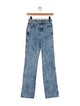 Khaite High-Rise Straight Leg Jeans