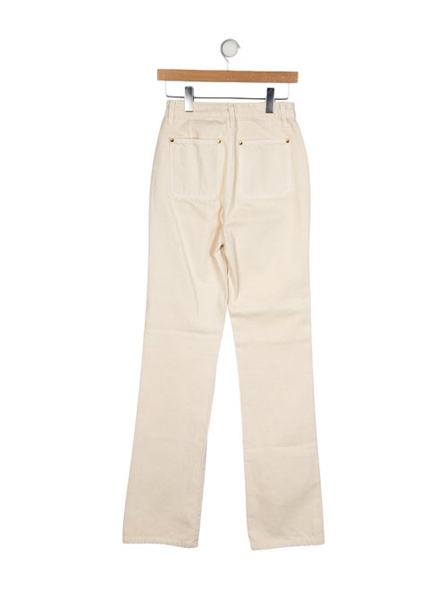 Khaite High-Rise Wide Leg Jeans