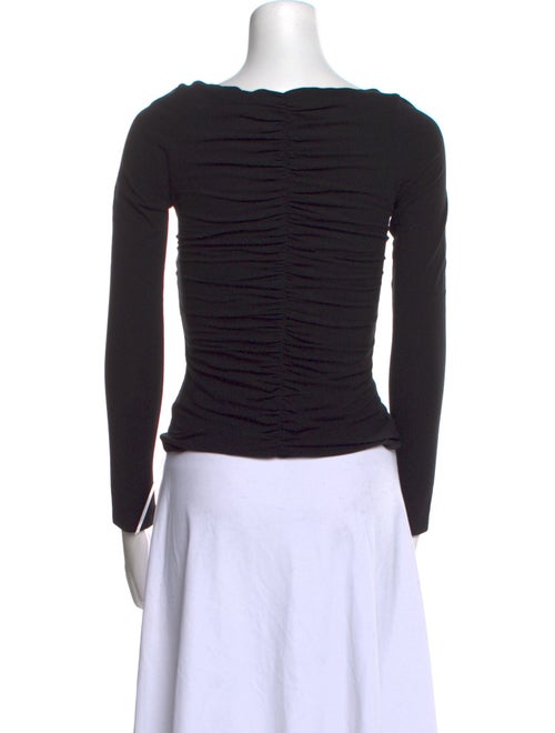 Khaite Bateau Neckline Long Sleeve Top