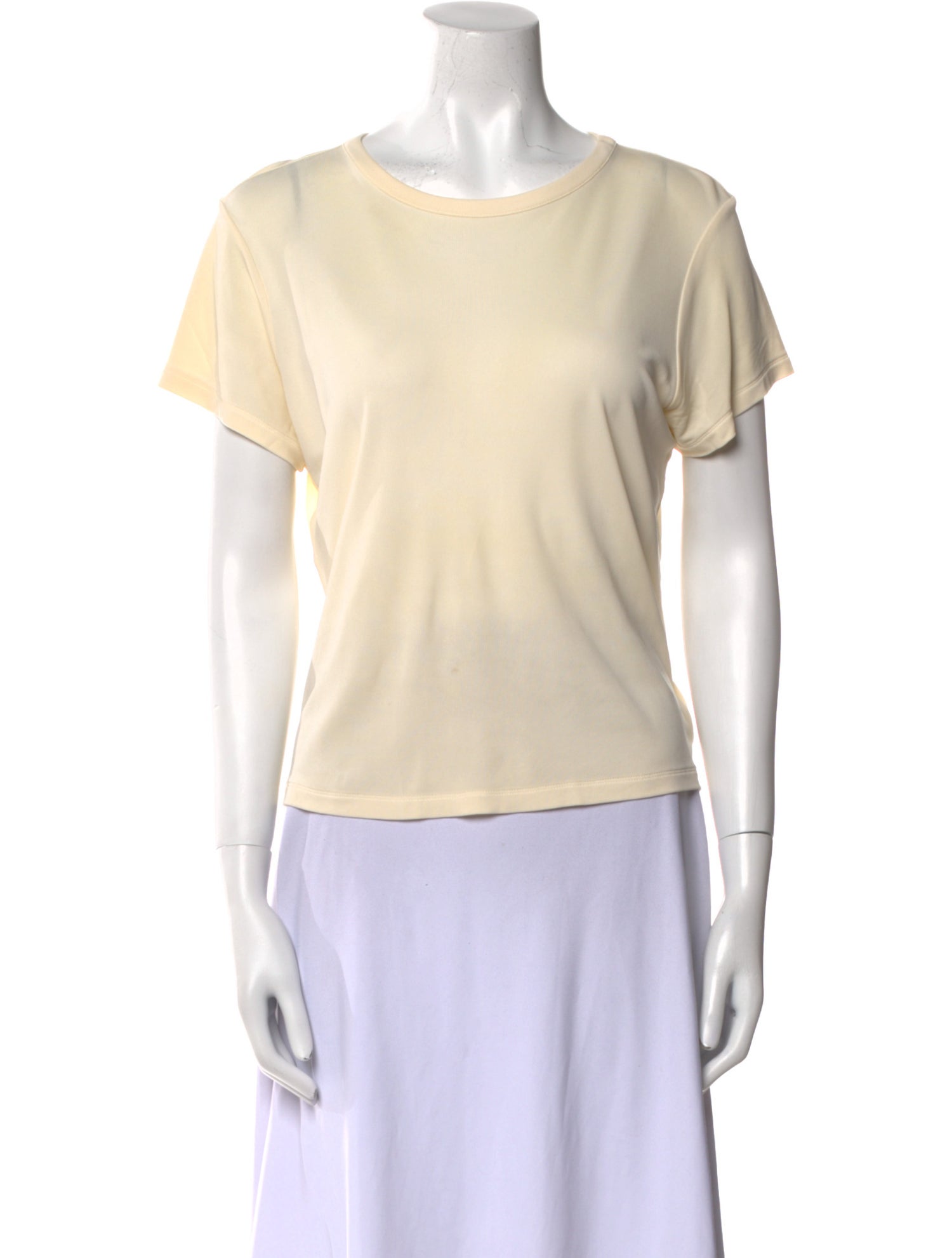 Khaite Bateau Neckline Short Sleeve T-Shirt