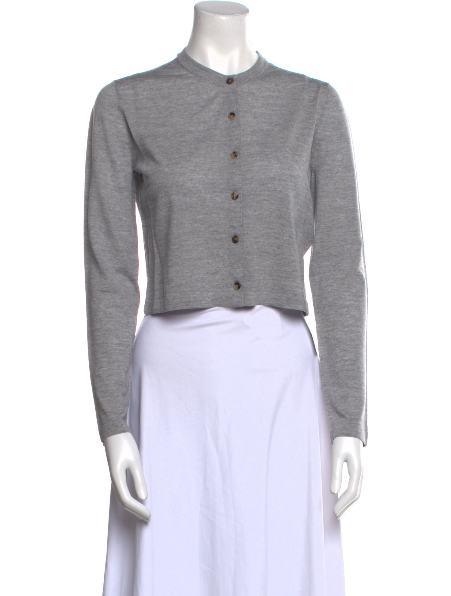 Khaite Wool Mock Neck Crop Top w/ Tags