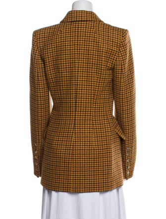 Khaite Plaid Print Blazer