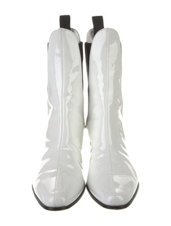Khaite Patent Leather Western Boots