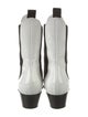Khaite Patent Leather Western Boots