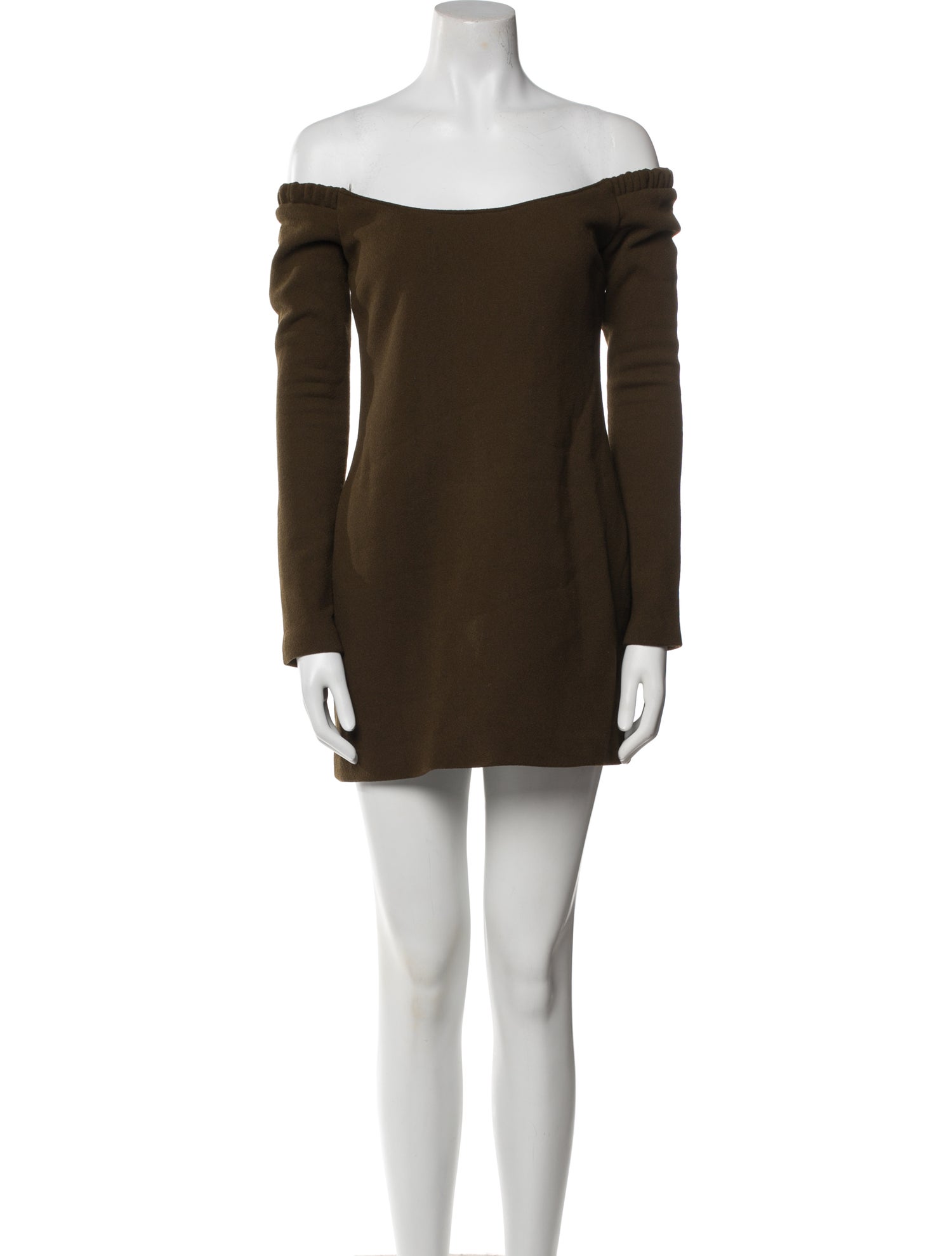 Khaite Virgin Wool Mini Dress