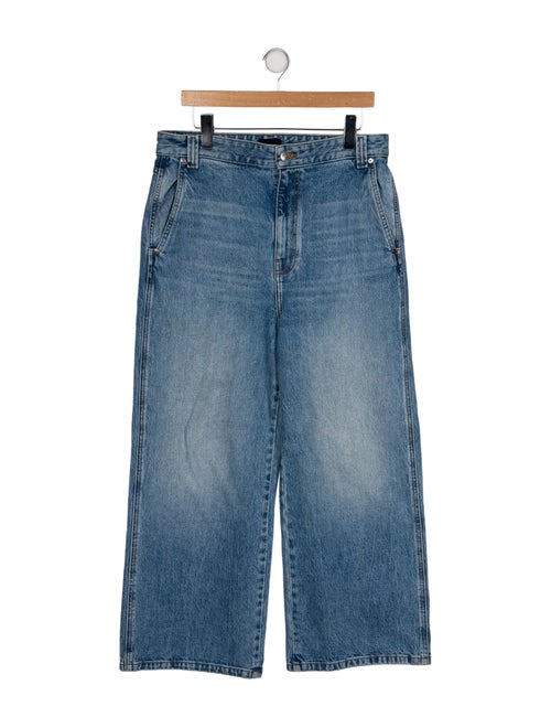 Khaite High-Rise Wide Leg Jeans