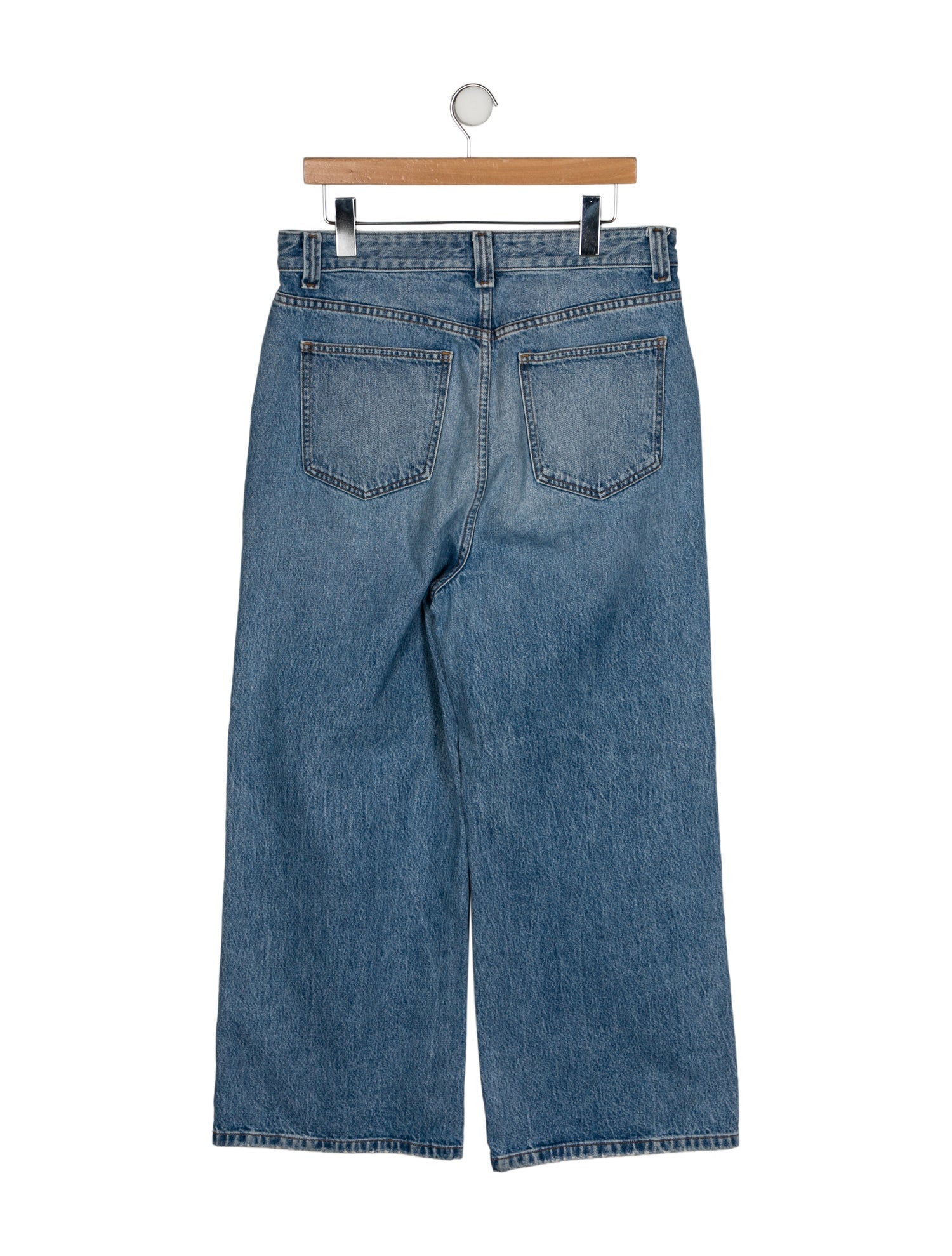 Khaite High-Rise Wide Leg Jeans