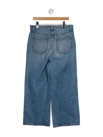 Khaite High-Rise Wide Leg Jeans