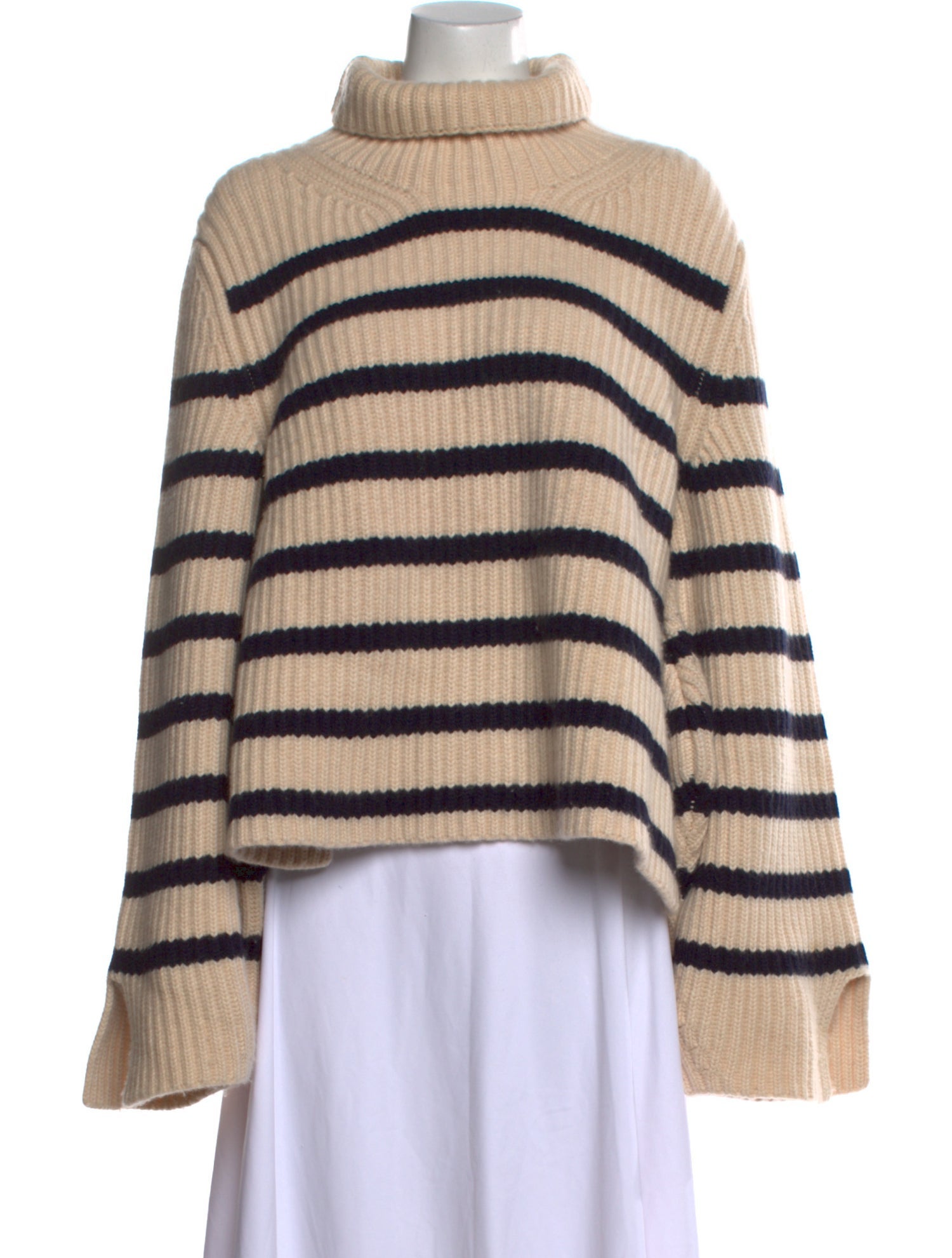 Khaite Cashmere Striped Sweater