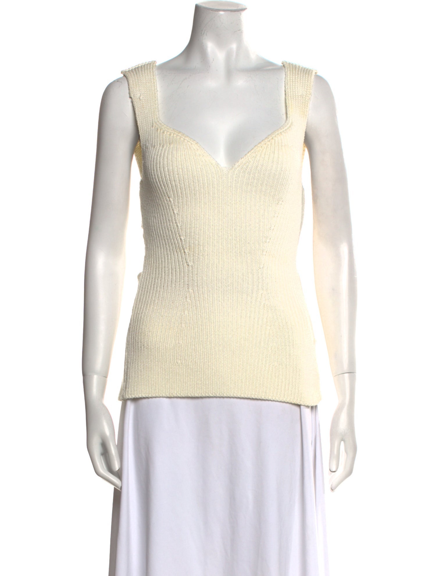 Khaite V-Neck Sleeveless Top