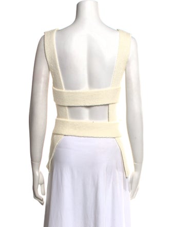 Khaite V-Neck Sleeveless Top