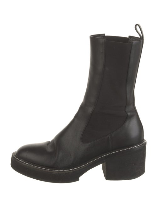 Khaite Leather Chelsea Boots