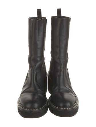 Khaite Leather Chelsea Boots