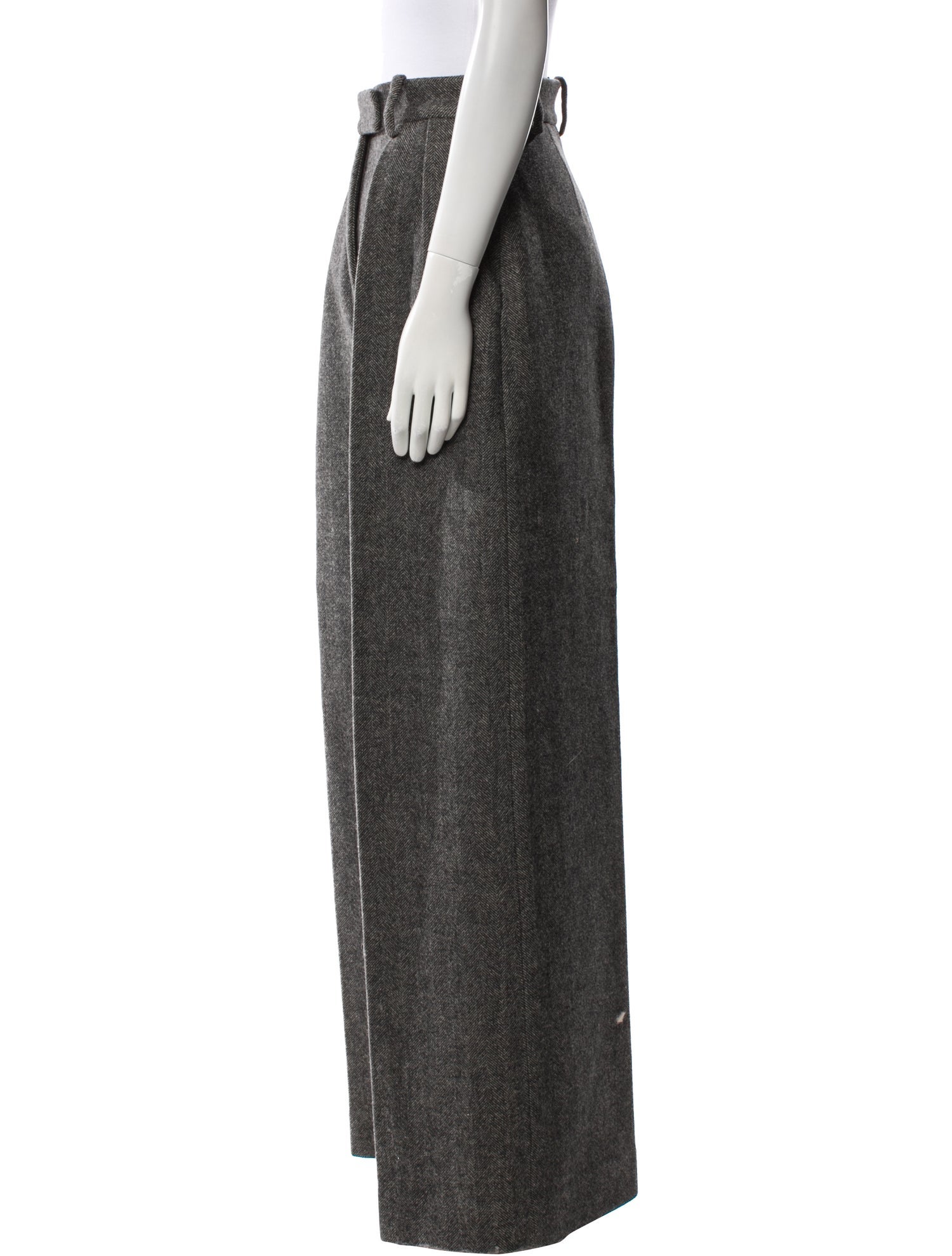 Khaite Virgin Wool Wide Leg Pants