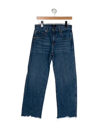Khaite Mid-Rise Straight Leg Jeans