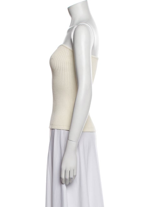 Khaite Strapless Crop Top