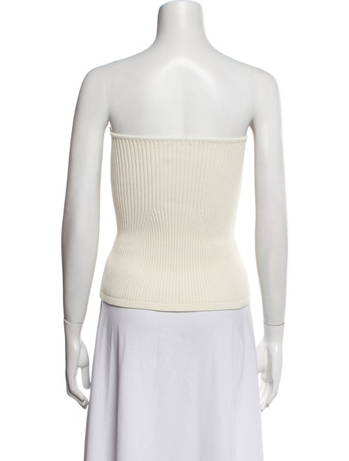 Khaite Strapless Crop Top