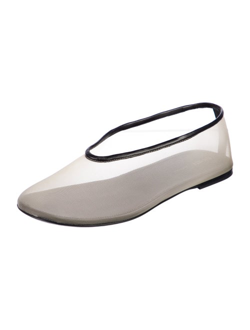 Khaite Mesh Mesh Accents Ballet Flats