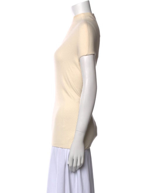 Khaite Mock Neck Short Sleeve Top