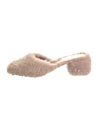 Khaite Fur Fur Trim Mules