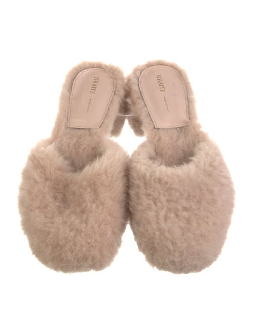 Khaite Fur Fur Trim Mules