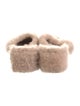 Khaite Fur Fur Trim Mules