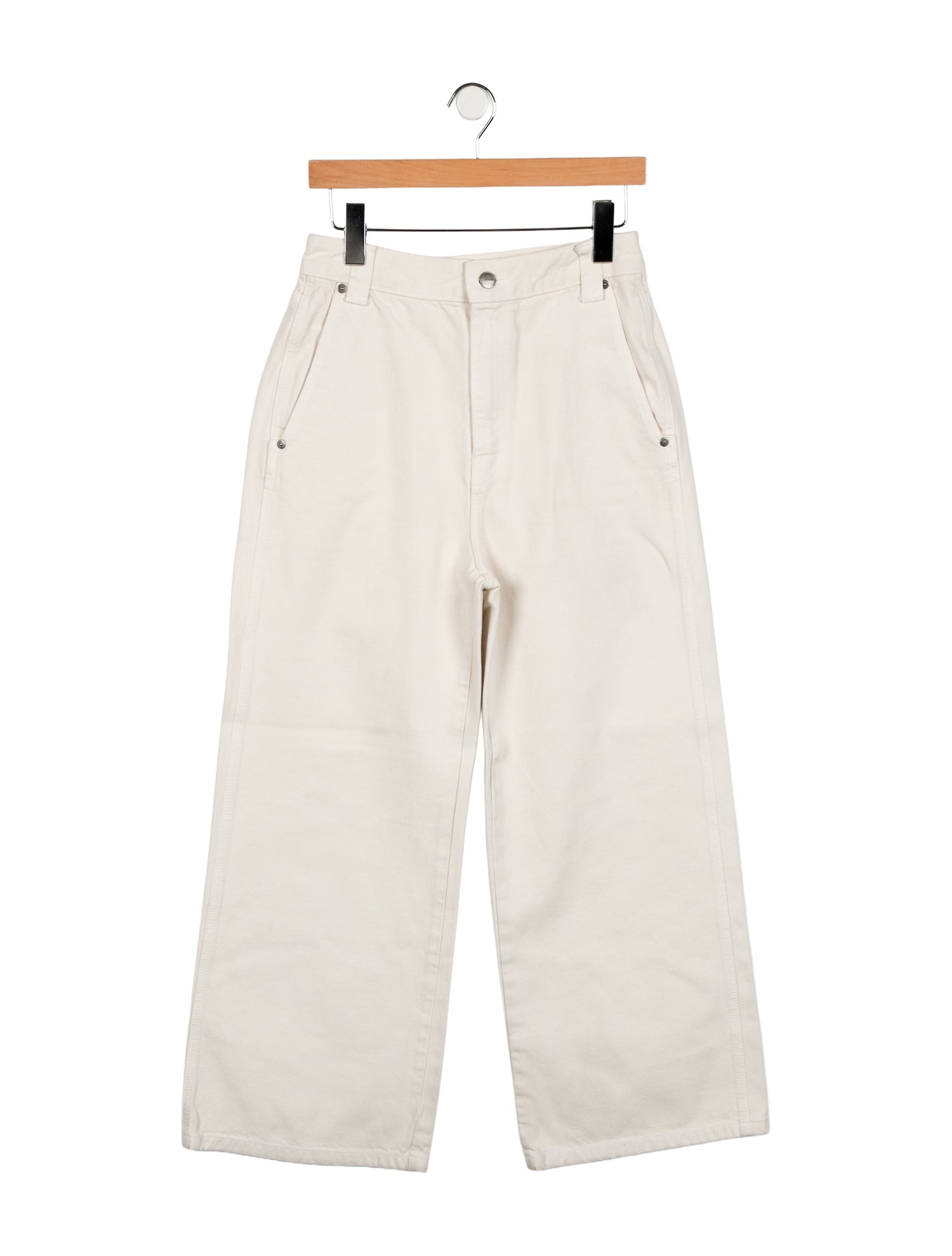 Khaite High-Rise Wide Leg Jeans