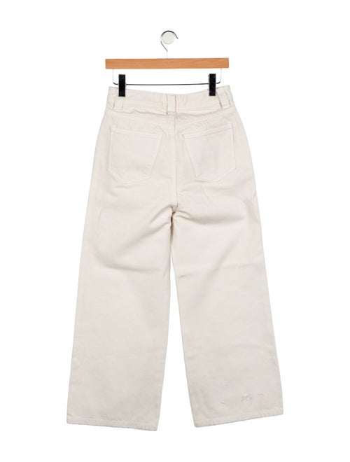 Khaite High-Rise Wide Leg Jeans