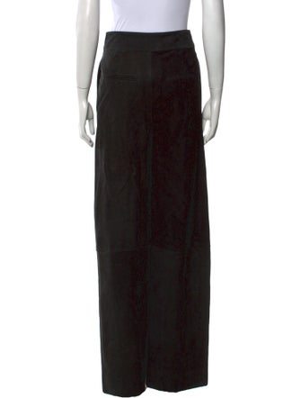 Khaite Lambskin Wide Leg Pants