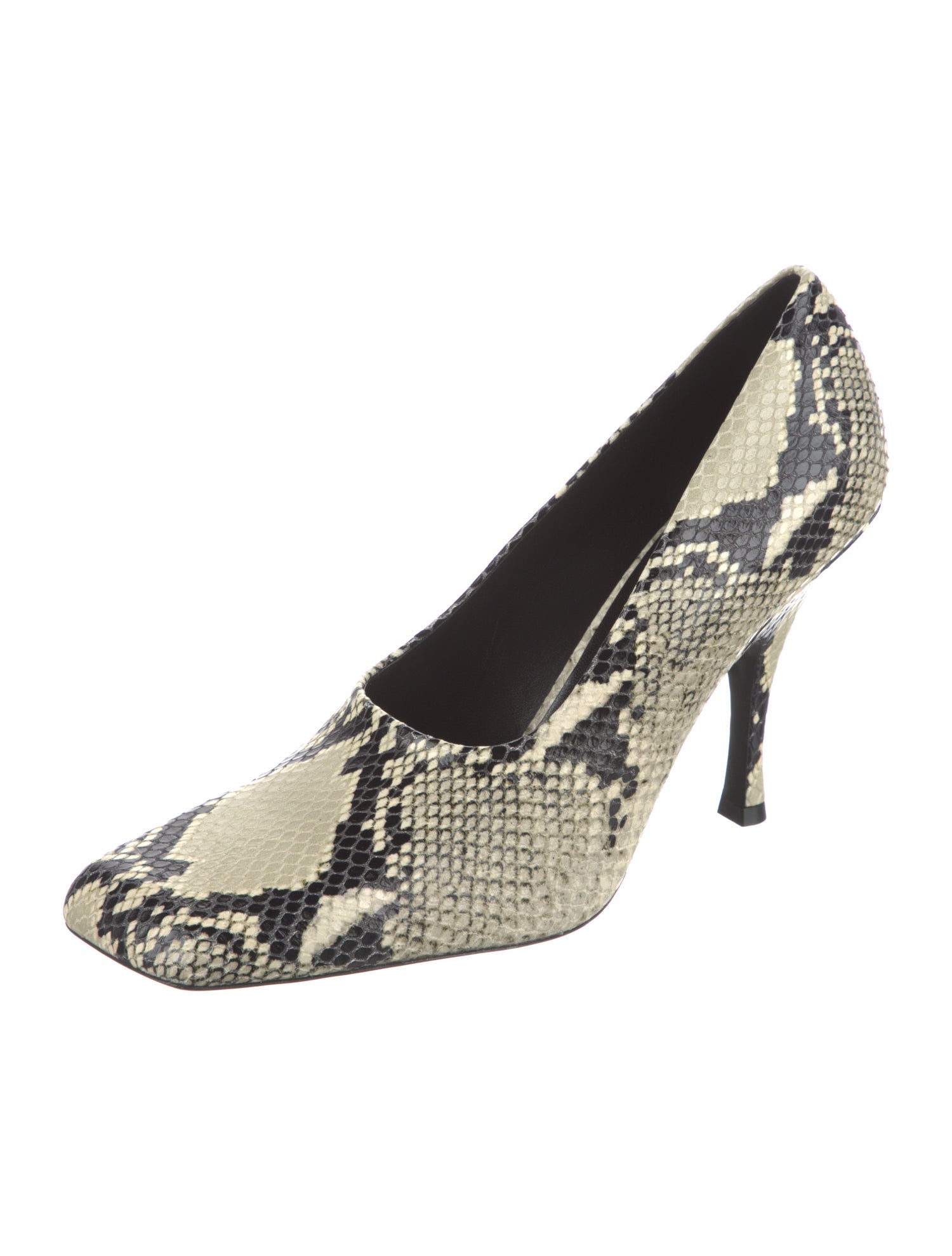 Khaite Python Animal Print Pumps