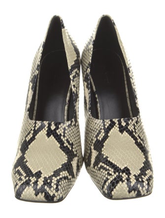 Khaite Python Animal Print Pumps