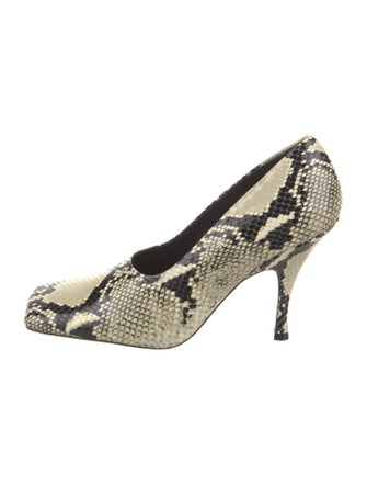 Khaite Python Animal Print Pumps