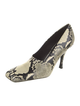 Khaite Python Animal Print Pumps