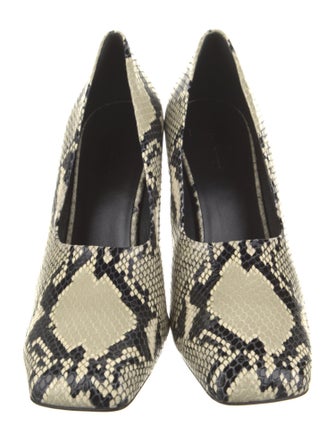 Khaite Python Animal Print Pumps