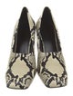 Khaite Python Animal Print Pumps