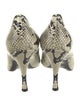 Khaite Python Animal Print Pumps