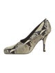 Khaite Python Animal Print Pumps