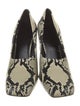 Khaite Python Animal Print Pumps