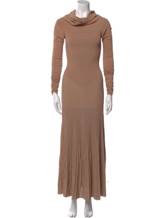 Khaite Turtleneck Long Dress