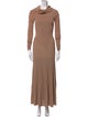 Khaite Turtleneck Long Dress