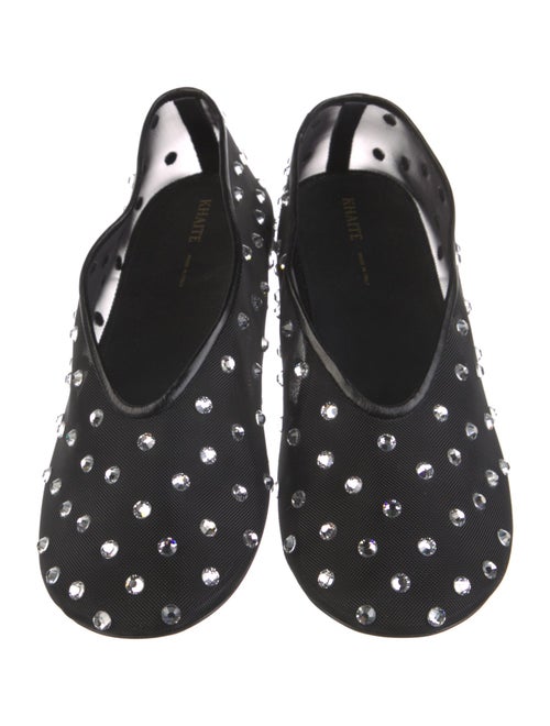 Khaite Mesh Crystal Embellishments Ballet Flats
