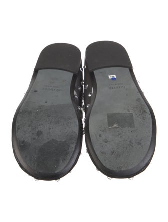 Khaite Mesh Crystal Embellishments Ballet Flats