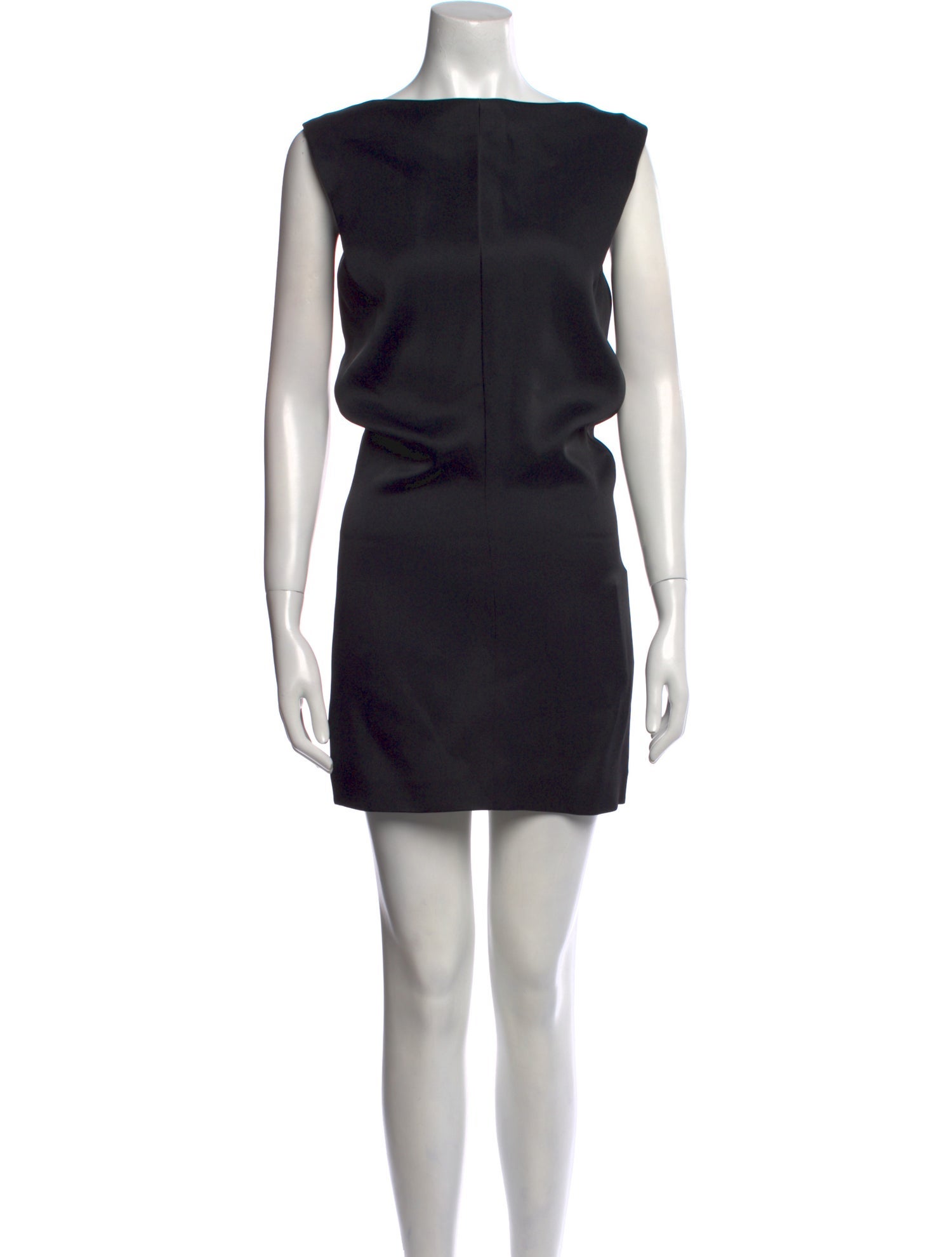 Khaite Bateau Neckline Mini Dress w/ Tags