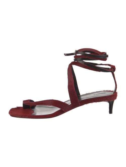 Khaite Ponyhair Gladiator Sandals